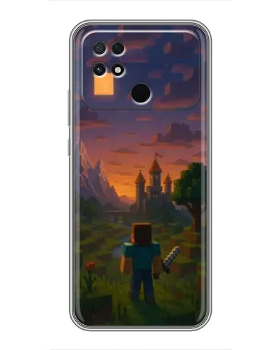 Чохол для Xiaomi POCO C40 з картинкою «Стів біля вежі»