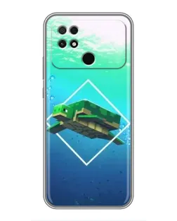Чохол для Xiaomi POCO C40 з картинкою «Черепаха Minecraft» Чохол для Xiaomi POCO C40 з картинкою «Черепаха Minecraft»