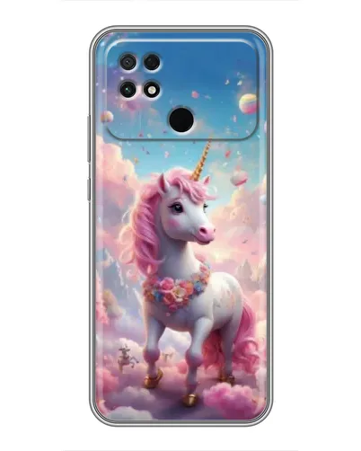 Чехол для Xiaomi POCO C40 с картинкой «Единорог среди облаков» Чехол для Xiaomi POCO C40 с картинкой «Единорог среди облаков»
