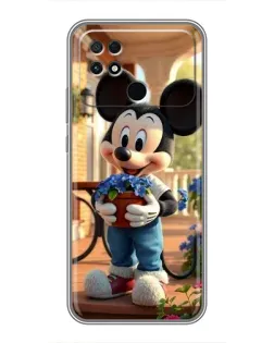 Чехол для Xiaomi POCO C40 с картинкой «Микки садовод» Чехол для Xiaomi POCO C40 с картинкой «Микки садовод»