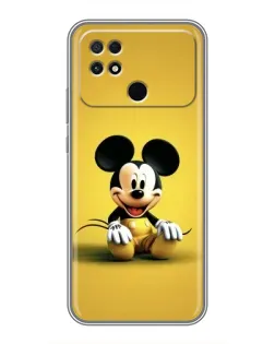 Чехол для Xiaomi POCO C40 с картинкой «Микки на желтом» Чехол для Xiaomi POCO C40 с картинкой «Микки на желтом»