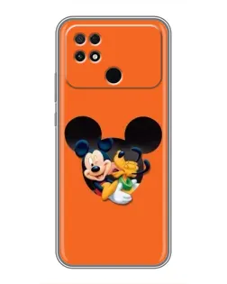 Чехол для Xiaomi POCO C40 с картинкой «Сердце Микки Минни» Чехол для Xiaomi POCO C40 с картинкой «Сердце Микки Минни»