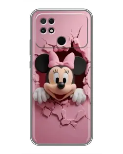 Чехол для Xiaomi POCO C40 с картинкой «Минни сквозь стену» Чехол для Xiaomi POCO C40 с картинкой «Минни сквозь стену»