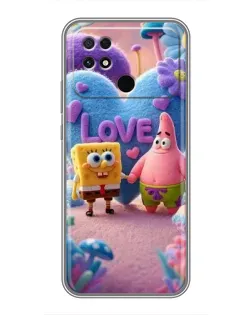Чехол для Xiaomi POCO C40 с картинкой «Губка Боб Патрик» Чехол для Xiaomi POCO C40 с картинкой «Губка Боб Патрик»