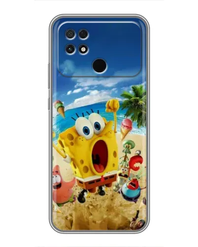 Чехол для Xiaomi POCO C40 с картинкой «Развлечения на пляже»