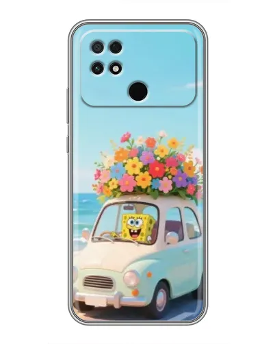 Чехол для Xiaomi POCO C40 с картинкой «Автомобильное путешествие»