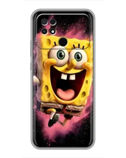 Чехол для Xiaomi POCO C40 с картинкой «Взрывной Спанч Боб» Чехол для Xiaomi POCO C40 с картинкой «Взрывной Спанч Боб»