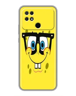 Чехол для Xiaomi POCO C40 с картинкой «Минималистичный Спанч Боб» Чехол для Xiaomi POCO C40 с картинкой «Минималистичный Спанч Боб»