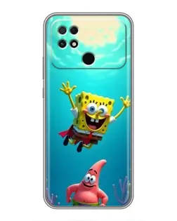 Чехол для Xiaomi POCO C40 с картинкой «Спанч Боб под водой» Чехол для Xiaomi POCO C40 с картинкой «Спанч Боб под водой»