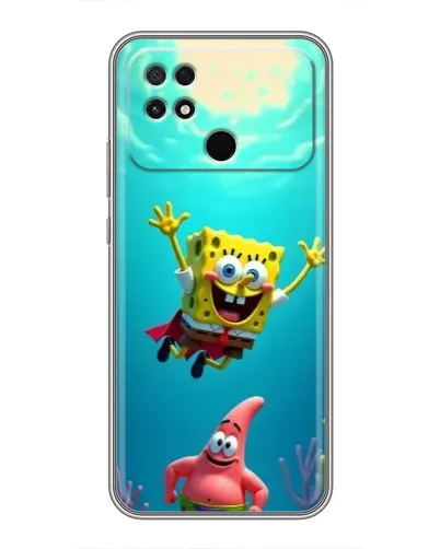 Чехол для Xiaomi POCO C40 с картинкой «Спанч Боб под водой» Чехол для Xiaomi POCO C40 с картинкой «Спанч Боб под водой»