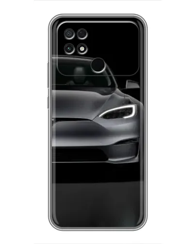 Чехол для Xiaomi POCO C40 с картинкой «Tesla Model S Look» Чехол для Xiaomi POCO C40 с картинкой «Tesla Model S Look»