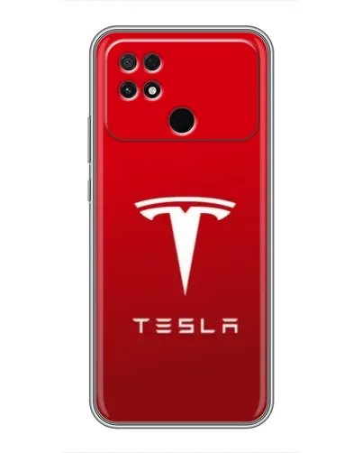 Чехол для Xiaomi POCO C40 с картинкой «Tesla Red Classic» Чехол для Xiaomi POCO C40 с картинкой «Tesla Red Classic»