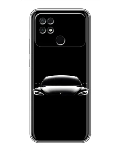 Чехол для Xiaomi POCO C40 с картинкой «Фары Tesla Night» Чехол для Xiaomi POCO C40 с картинкой «Фары Tesla Night»
