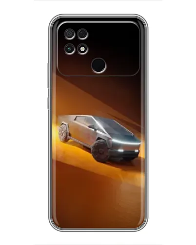 Чехол для Xiaomi POCO C40 с картинкой «Cybertruck в пустыне» Чехол для Xiaomi POCO C40 с картинкой «Cybertruck в пустыне»