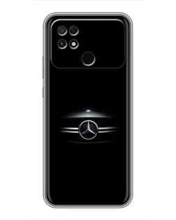 Чехол для Xiaomi POCO C40 с картинкой «Mercedes — абстрактные линии» Чехол для Xiaomi POCO C40 с картинкой «Mercedes — абстрактные линии»