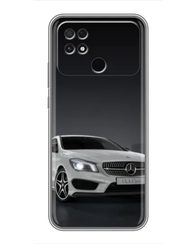 Чехол для Xiaomi POCO C40 с картинкой «Mercedes AMG GT Silver»