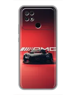 Чехол для Xiaomi POCO C40 с картинкой «Mercedes AMG — красная линия» Чехол для Xiaomi POCO C40 с картинкой «Mercedes AMG — красная линия»