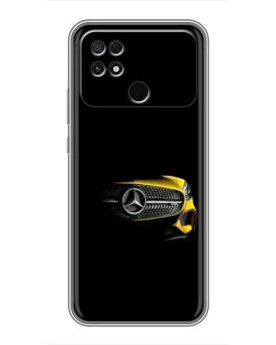 Чехол для Xiaomi POCO C40 с картинкой «Mercedes — ретро стиль»