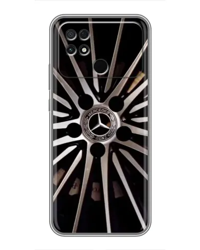 Чехол для Xiaomi POCO C40 с картинкой «Диск Mercedes»