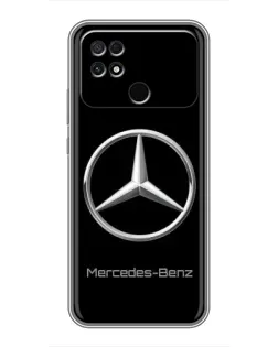 Чехол для Xiaomi POCO C40 с картинкой «Mercedes Silver Logo» Чехол для Xiaomi POCO C40 с картинкой «Mercedes Silver Logo»