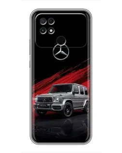 Чехол для Xiaomi POCO C40 с картинкой «Mercedes G-Class красный» Чехол для Xiaomi POCO C40 с картинкой «Mercedes G-Class красный»