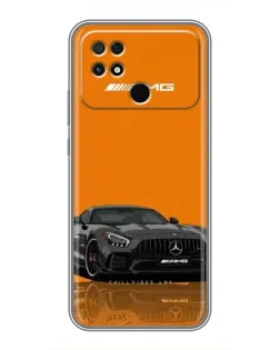 Чехол для Xiaomi POCO C40 с картинкой «Оранжевый Mercedes AMG» Чехол для Xiaomi POCO C40 с картинкой «Оранжевый Mercedes AMG»