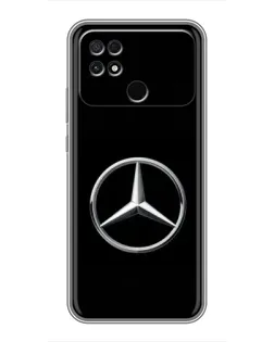 Чехол для Xiaomi POCO C40 с картинкой «Mercedes классический лого» Чехол для Xiaomi POCO C40 с картинкой «Mercedes классический лого»