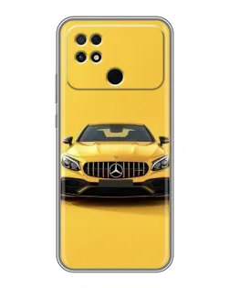 Чехол для Xiaomi POCO C40 с картинкой «Желтый Mercedes GT» Чехол для Xiaomi POCO C40 с картинкой «Желтый Mercedes GT»
