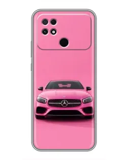 Чехол для Xiaomi POCO C40 с картинкой «Розовый Mercedes AMG» Чехол для Xiaomi POCO C40 с картинкой «Розовый Mercedes AMG»