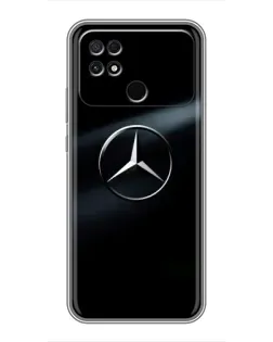 Чехол для Xiaomi POCO C40 с картинкой «Mercedes на металле» Чехол для Xiaomi POCO C40 с картинкой «Mercedes на металле»