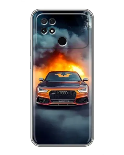 Чохол для Xiaomi POCO C40 з картинкою «Audi у вогняному диму» Чохол для Xiaomi POCO C40 з картинкою «Audi у вогняному диму»