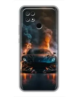 Чехол для Xiaomi POCO C40 с картинкой «Lamborghini дымная эстетика» Чехол для Xiaomi POCO C40 с картинкой «Lamborghini дымная эстетика»