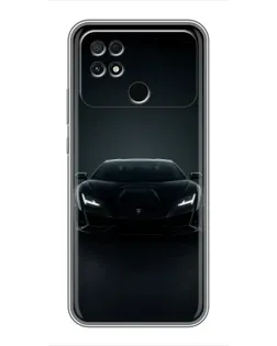Чехол для Xiaomi POCO C40 с картинкой «Черный Lamborghini Aventador» Чехол для Xiaomi POCO C40 с картинкой «Черный Lamborghini Aventador»