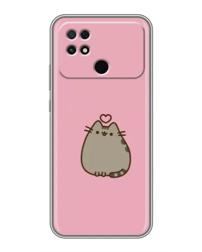 Чехол для Xiaomi POCO C40 с картинкой «Pusheen сердце» Чехол для Xiaomi POCO C40 с картинкой «Pusheen сердце»