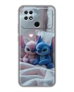 Чохол для Xiaomi POCO C40 з картинкою «Плюшеві Стіч Ангел»