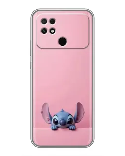 Чохол для Xiaomi POCO C40 з картинкою «Stitch визирає»