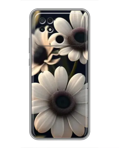 Чохол для Xiaomi POCO C40 з картинкою «Білі маргаритки макро»