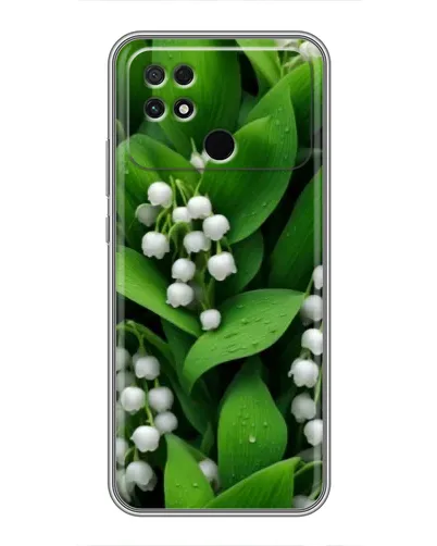 Чохол для Xiaomi POCO C40 з картинкою «Конвалії в зелені»
