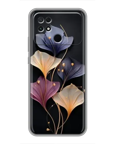 Чохол для Xiaomi POCO C40 з картинкою «Лілові квіти грації»