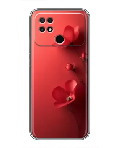 Чохол для Xiaomi POCO C40 з картинкою «Макові суцвіття»