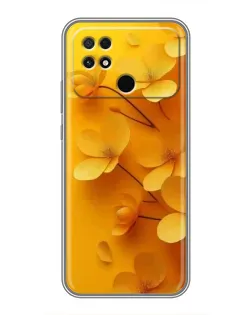 Чохол для Xiaomi POCO C40 з картинкою «Золоті пелюстки» Чохол для Xiaomi POCO C40 з картинкою «Золоті пелюстки»