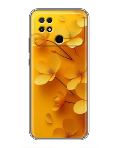 Чохол для Xiaomi POCO C40 з картинкою «Золоті пелюстки»