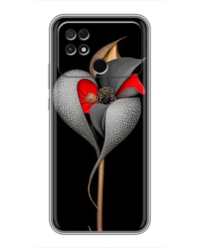 Чохол для Xiaomi POCO C40 з картинкою «Срібна фантазійна квітка» Чохол для Xiaomi POCO C40 з картинкою «Срібна фантазійна квітка»