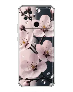 Чохол для Xiaomi POCO C40 з картинкою «Ніжня сакура та краплі» Чохол для Xiaomi POCO C40 з картинкою «Ніжня сакура та краплі»