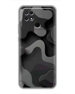 Чехол для Xiaomi POCO C40 с картинкой «Темный абстрактный камуфляж» Чехол для Xiaomi POCO C40 с картинкой «Темный абстрактный камуфляж»