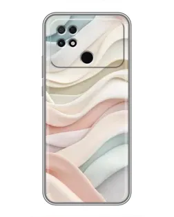 Чехол для Xiaomi POCO C40 с картинкой «Пастельные нежные волны» Чехол для Xiaomi POCO C40 с картинкой «Пастельные нежные волны»