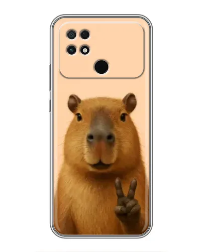 Чохол для Xiaomi POCO C40 з картинкою «Капібара вікторія» Чохол для Xiaomi POCO C40 з картинкою «Капібара вікторія»