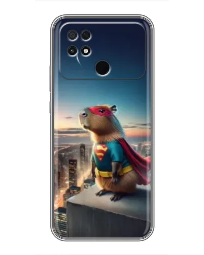 Чохол для Xiaomi POCO C40 з картинкою «Капі-мен супергерой» Чохол для Xiaomi POCO C40 з картинкою «Капі-мен супергерой»