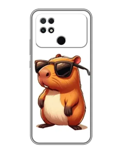 Чохол для Xiaomi POCO C40 з картинкою «Капібара в окулярах» Чохол для Xiaomi POCO C40 з картинкою «Капібара в окулярах»