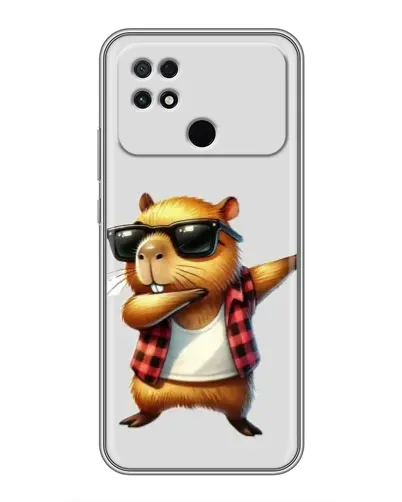 Чохол для Xiaomi POCO C40 з картинкою «Капібара репер даб» Чохол для Xiaomi POCO C40 з картинкою «Капібара репер даб»